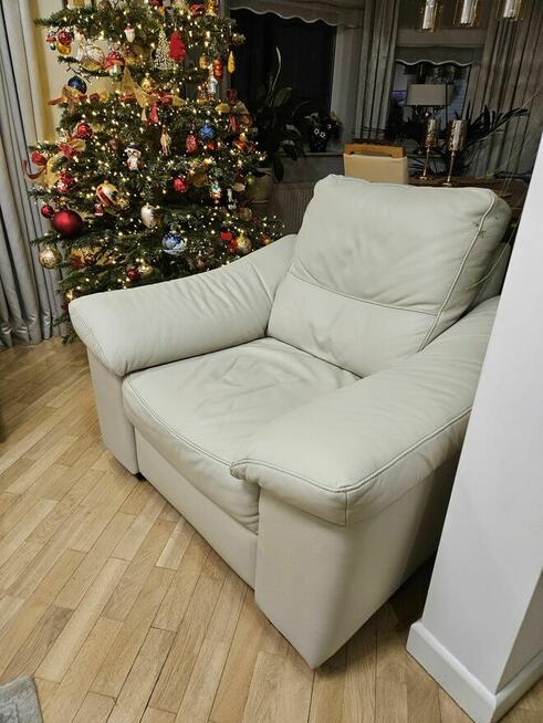 Komplet wypoczynkowy skórzany Hill 3+1+1 do negocjacji