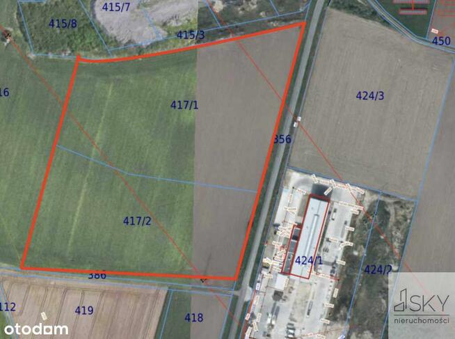 Smardzów 4,68 ha/Idealna pod magazyny i produkcję