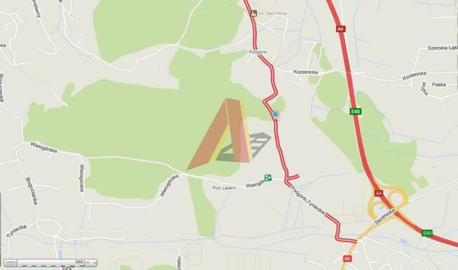 Działka rolna Kraków Podgórze, Tyniec, Podgórki Tynieckie