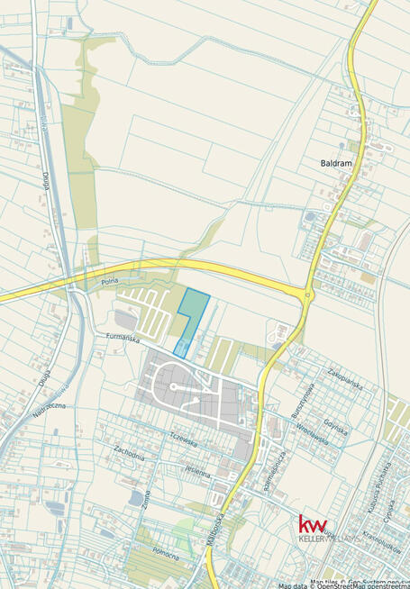 Działka inwestycyjna Kwidzyn, Furmańska