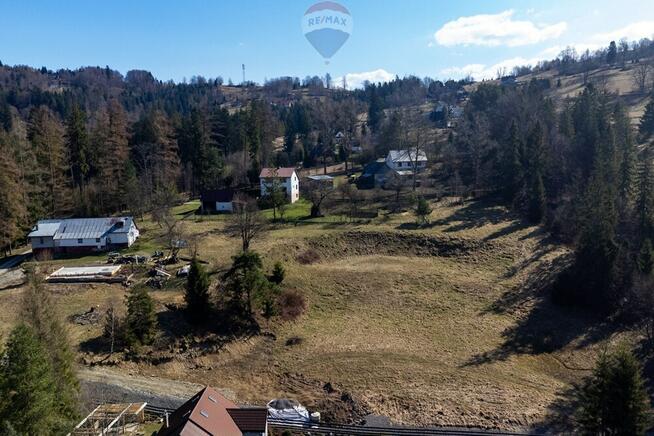 Dwie działki z widokiem na Rachowiec Beskid Śląski