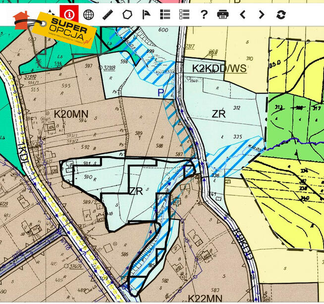 Działka budowlana Sławkowice gm. Biskupice,