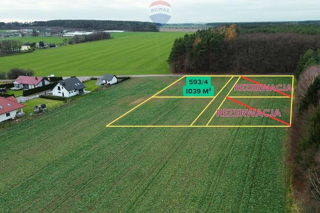 Malownicza działka przy lesie w Mojęcicach