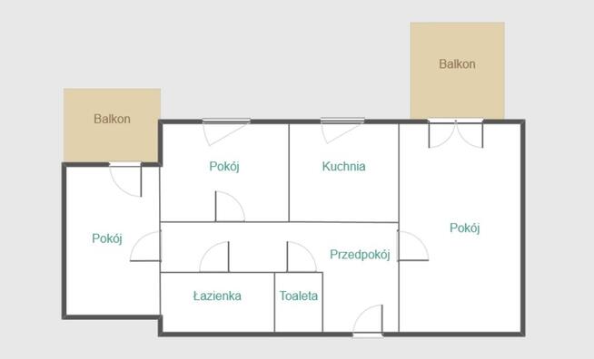 garaż podziemny, dwa balkony, budynek z 2016 roku