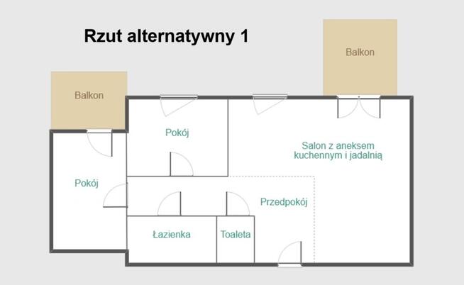 garaż podziemny, dwa balkony, budynek z 2016 roku
