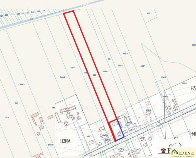 Działka rolno-budowlana Ustrzesz gm. Radzyń Podlaski