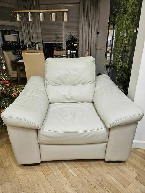 Komplet wypoczynkowy skórzany Hill 3+1+1 do negocjacji