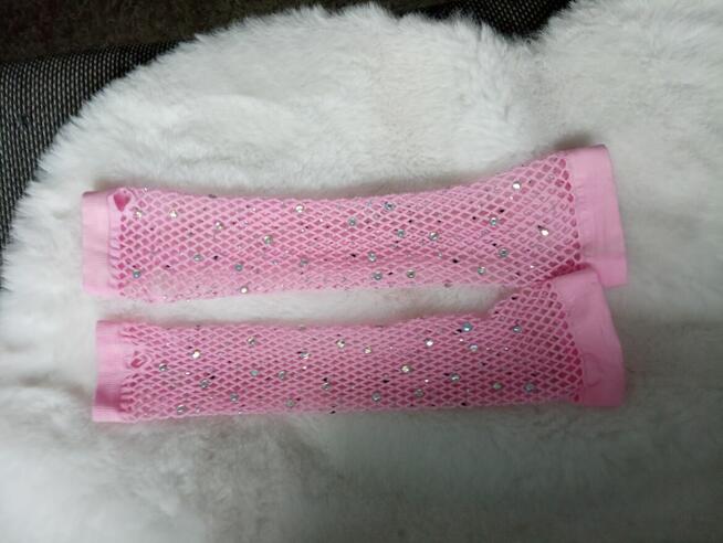 Rękawiczki z błyskotkami