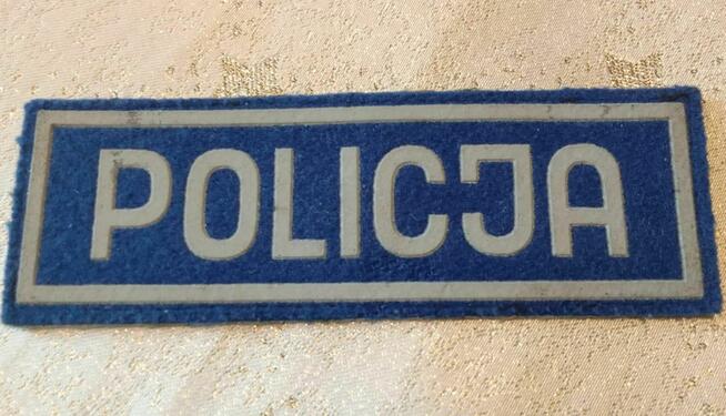 Naszywka Plakietka Emblemat POLICJA Oryginalna od 1990r.
