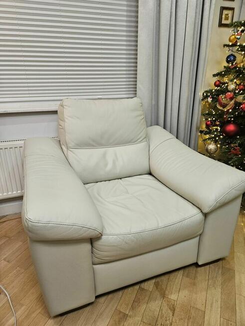 Komplet wypoczynkowy skórzany Hill 3+1+1 do negocjacji