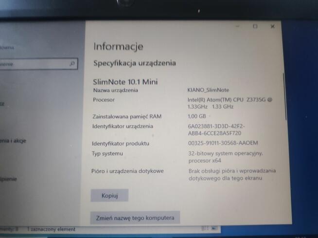 Sprzedam Nettboka firmy KIANO