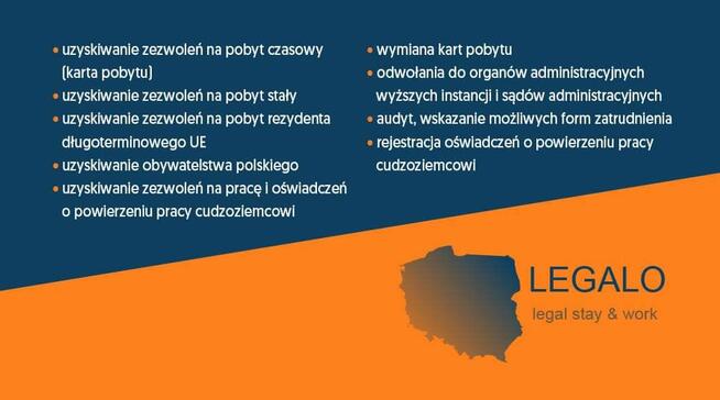 usługi - uzyskanie karty pobytu i innych dokumentów