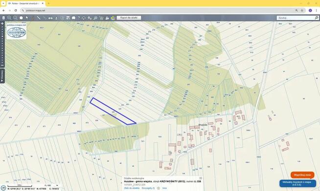 Działka Krzywośnity