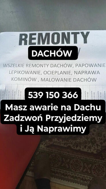 Malowanie Dachów Wszelkie REMONTY Naprawy
