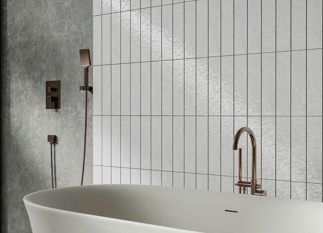 Płytki ścienne podłogowe salonowe lappato Textural antracyt