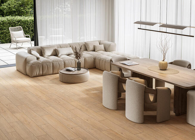 Płytki drewnopodobne 120x60 do łazienki, salonu Neosimple