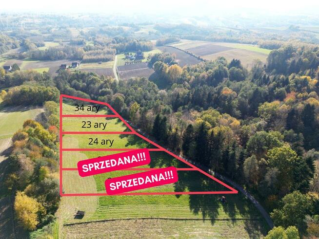 Działka budowlana Błażkowa gm. Brzyska