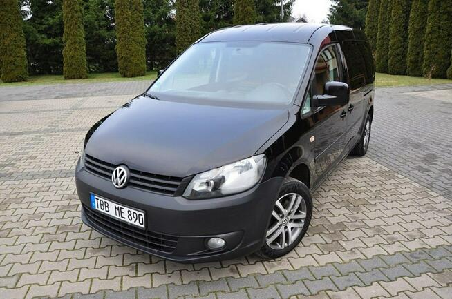 Volkswagen Caddy 1,6 TDI 102KM Max Długi 7 Foteli Alufelgi klimatronik PDC Hak Serwis