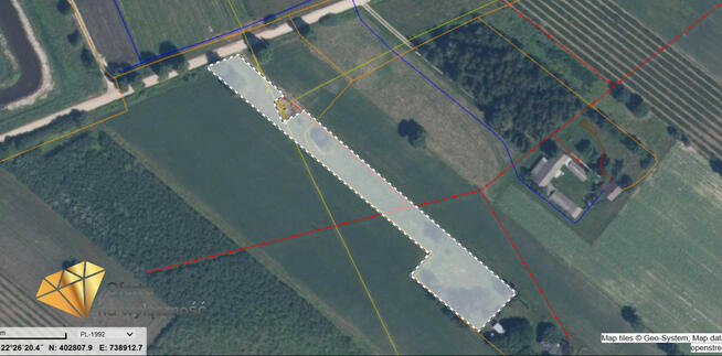 Działka budowlana Samoklęski-Kolonia Druga gm. Kamionka,