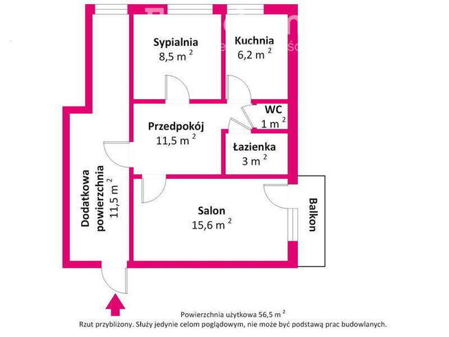 2 pokoje na sprzedaż z balkonem okazja