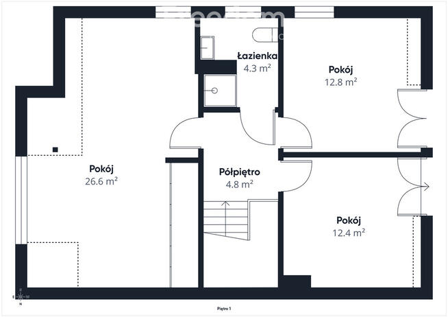 Nowoczesny bliźniak z ogrodem – Dywity