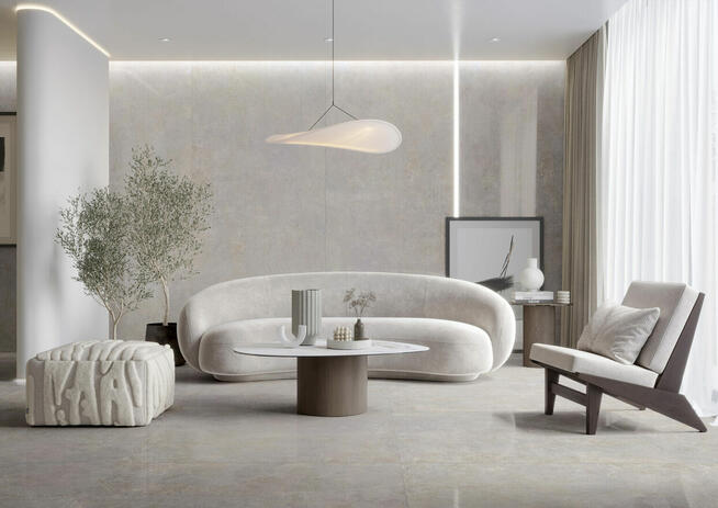 Płytki lappato do łazienki, kuchni, salonu Textural white