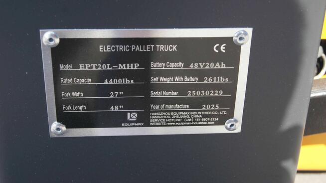 Wózek paletowy EPT20L-MHP elektryczny
