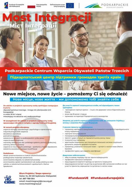 Darmowy projekt Most Integracji – Podkarpackie Centrum Wspar