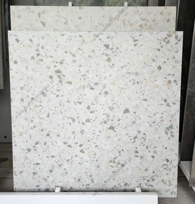 Płytki łazienkowe kuchenne kolorowe lastryko Arch beige gris