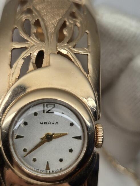 Złoty zegarek naręczny *Czajka* CCCP pr.583