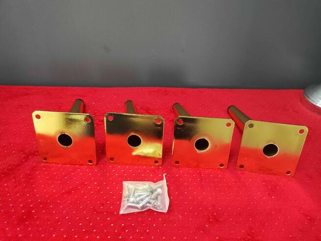 Nóżki meblowe złote do mebli szafki stołu sofy biurka fotela