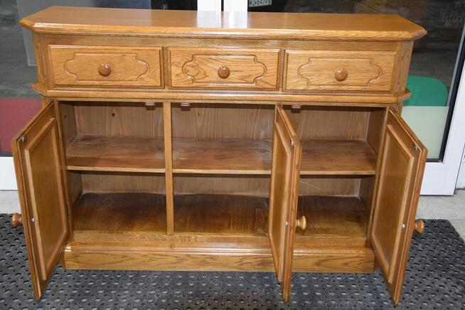 komoda dębowa - jak nowa