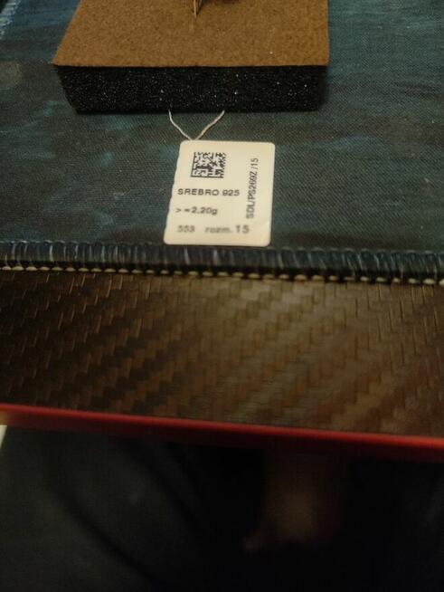 Pierścionek od Kruka Srebro i złoto . Rozmiar 15