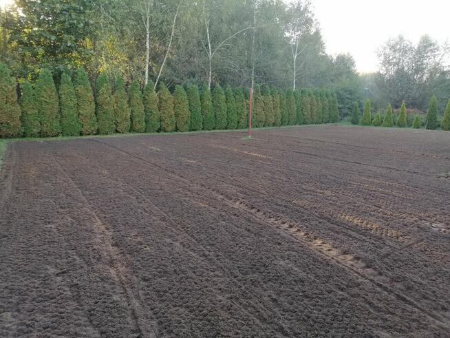 Usługi mini traktorkiem z glebogryzarka, Zakładanie ogrodów