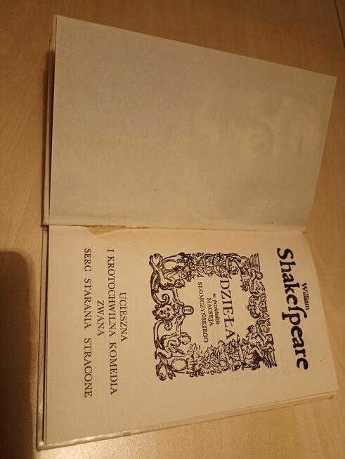 Szekspir Ucieszna i krotochwilna komedia zwana serc starani