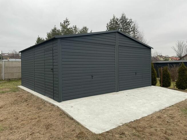 Garaże drewnopodobne, AKRYLOWE 6m x 5m