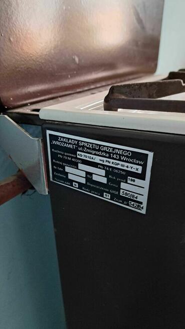 Kuchenka Wrozamet EWA z PRL (1984)