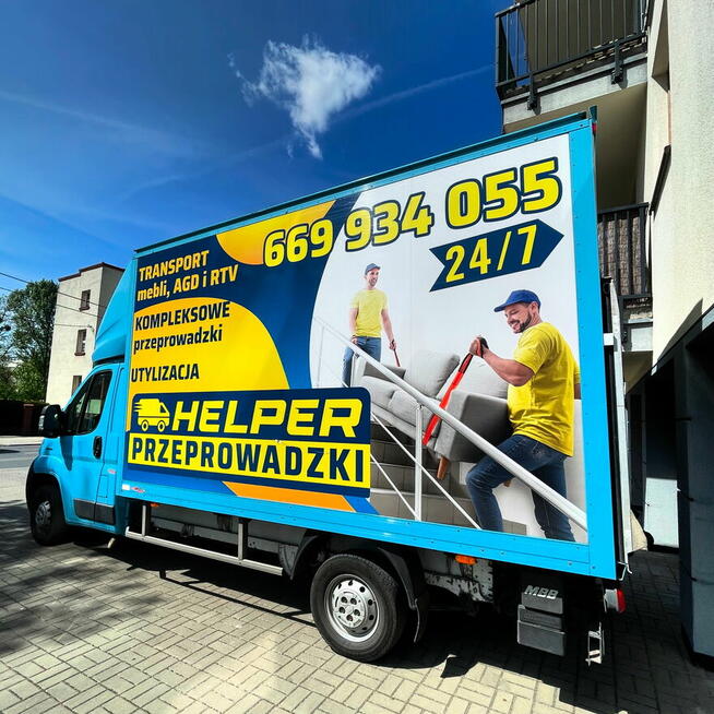 Przeprowadzki Toruń HELPER taxi bagażowe bagażówka transport
