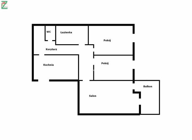 Przestronne mieszkanie