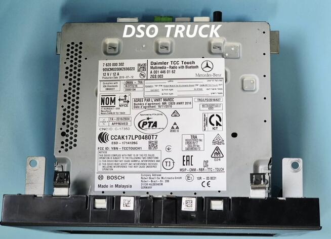 Radio Nawigacja Ekran Wyświetlacz A0014460162 MERCEDES ACTRO