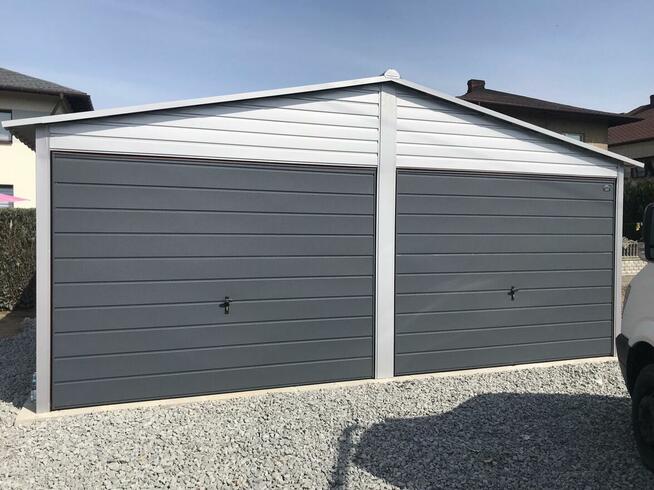 Garaże drewnopodobne, AKRYLOWE 6m x 5m