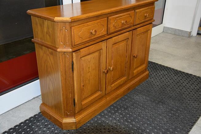 komoda dębowa - jak nowa