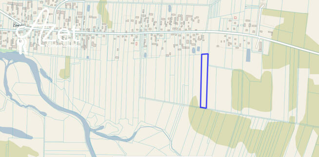 Działka rolna Zawyki gm. Suraż,