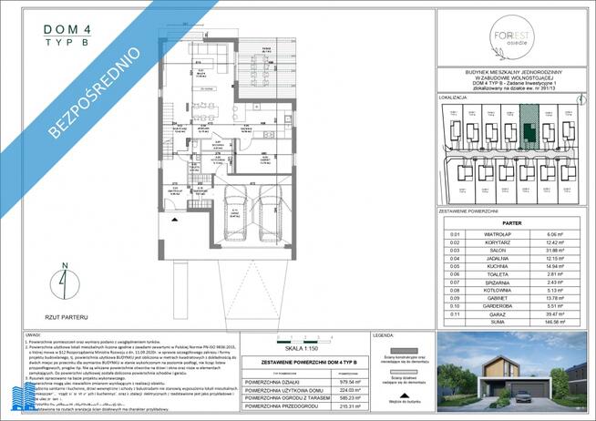 OSTATNI Dom wolnostojący - widok na las, 980m2 działka, 5 pokoi, garaż na 2 auta