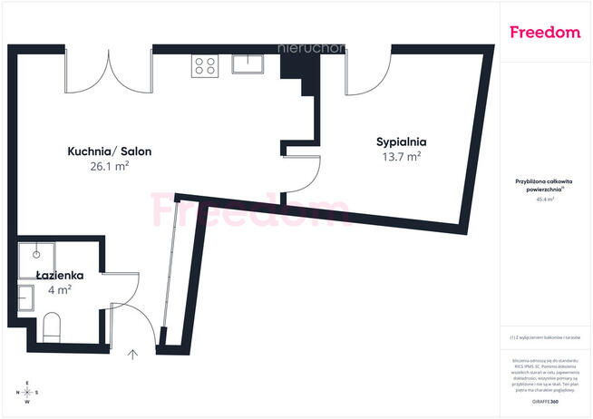 Na sprzedaż 2 pokoje w centrum miasta Elbląg