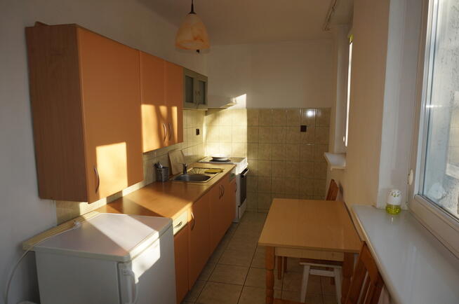 Przestronna kawalerka w bloku na 1 p. na Górczynie