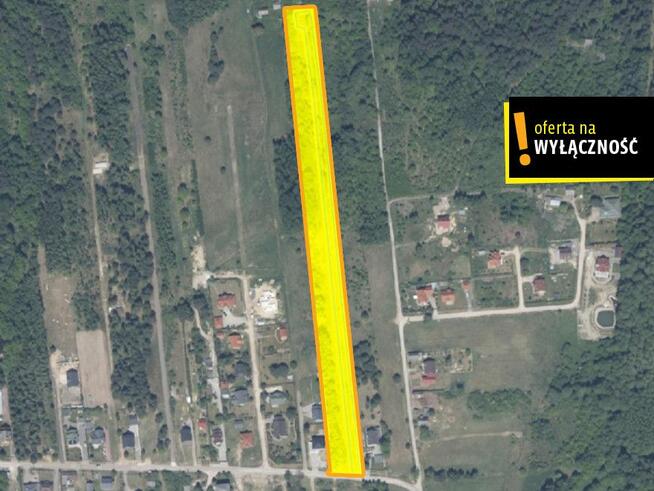 Działka budowlana Ćmińsk gm. Miedziana Góra, Światełek