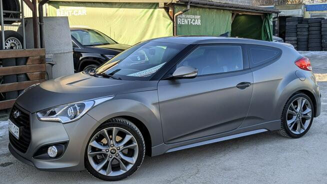 Hyundai Veloster 1.6T-GDi*186PS*OPŁACONY Bezwypadkowy Klima Navi*Serwis*GWARANCJA24 M