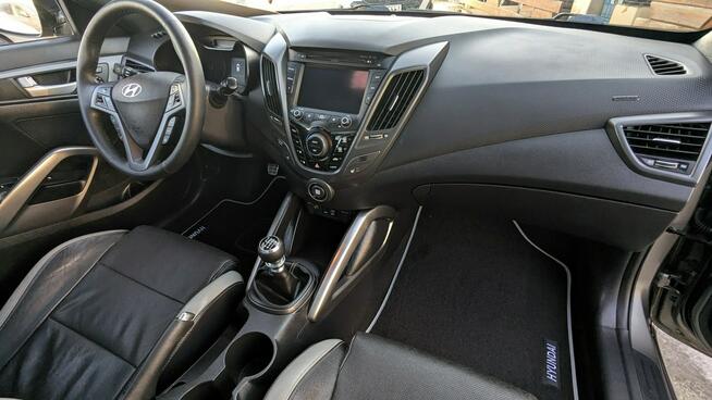 Hyundai Veloster 1.6T-GDi*186PS*OPŁACONY Bezwypadkowy Klima Navi*Serwis*GWARANCJA24 M