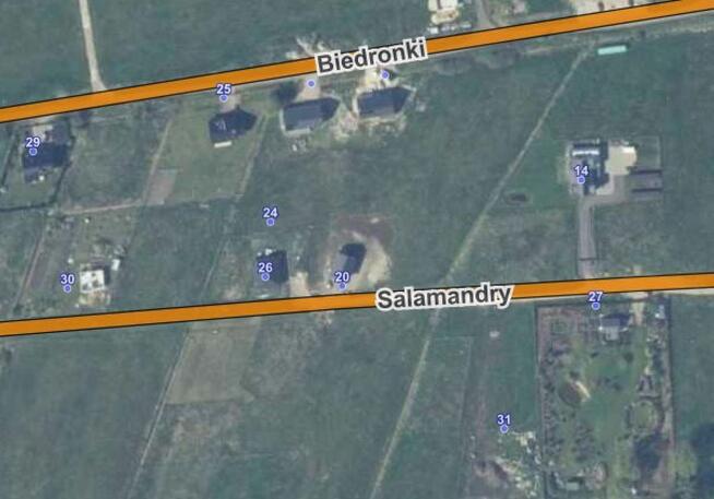 Działka budowlana Dobra gm. Dobra (Szczecińska), Salamandry